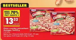 Biedronka PIZZA Z SZYNKĄ I PIECZARKAMI GUSEPPE 2X425 G oferta