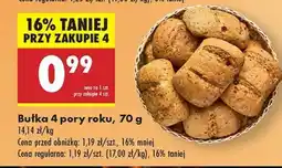 Biedronka Bułka 4 pory roku 70 g oferta