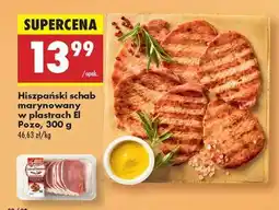Biedronka Hiszpański schab marynowany w plastrach El Pozo 300 g oferta