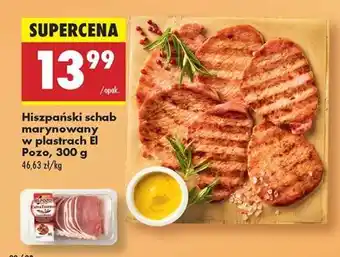 Biedronka Hiszpański schab marynowany w plastrach El Pozo 300 g oferta