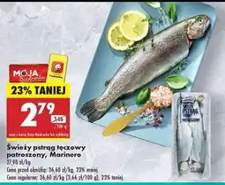 Biedronka Świeży pstrąg tęczowy patroszony Marinero oferta