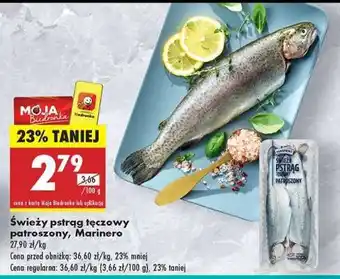 Biedronka Świeży pstrąg tęczowy patroszony Marinero oferta