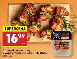 Biedronka Szaszłyk wieprzowy z warzywami Czas na Grill, 400 g oferta