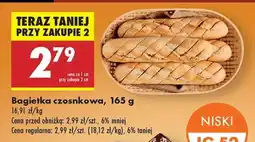 Biedronka Bagietka czosnkowa 165 g oferta
