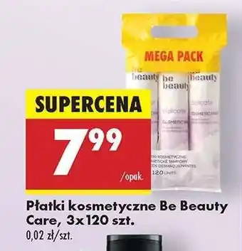 Biedronka Płatki kosmetyczne Be Beauty Care, 3x120 szt oferta