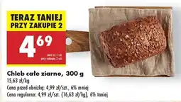 Biedronka Chleb cale ziarno 300 g oferta