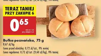 Biedronka Bułka poznańska 75 g oferta