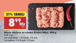 Biedronka Mięso mielone ze schabu Kraina Mięs 400 g oferta