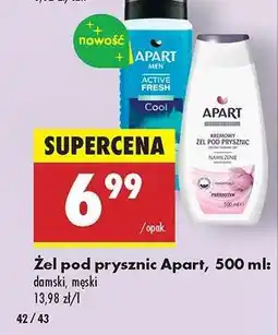 Biedronka Żel pod prysznic Apart, 500 ml oferta