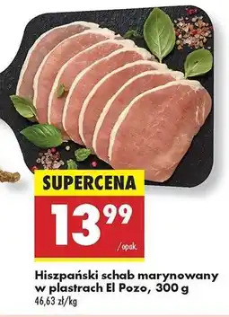 Biedronka Hiszpański schab marynowany w plastrach El Pozo 300 g oferta