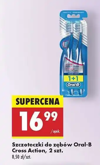 Biedronka Szczoteczki do zębów Oral-B Cross Action, 2 szt oferta