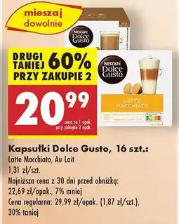 Biedronka Kapsułki Dolce Gusto, 16 szt oferta