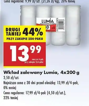 Biedronka Wkład zalewany Lumia , 4x200 g oferta