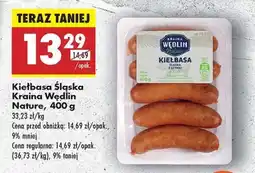 Biedronka Kiełbasa Śląska Kraina Wędlin Nature, 400 g oferta