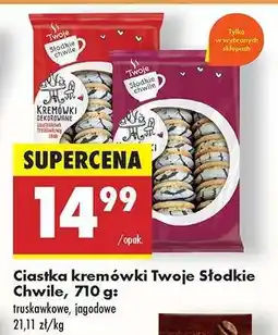 Biedronka Ciastka kremówki Twoje słodkie Chwile , 710 g oferta