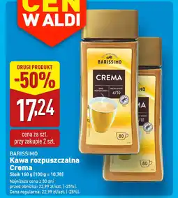 ALDI BARISSIMO Kawa rozpuszczalna Crema oferta
