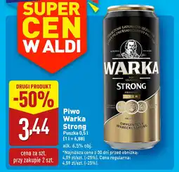 ALDI Piwo Warka Strong oferta