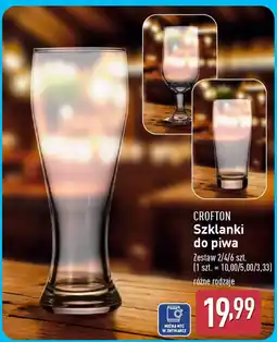 ALDI CROFTON Szklanki do piwa oferta