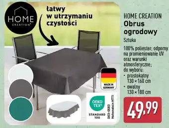 ALDI HOME CREATION Obrus ogrodowy oferta