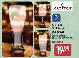 ALDI CROFTON Szklanki do piwa oferta