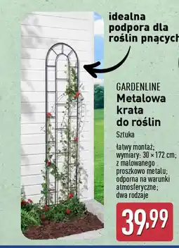ALDI GARDENLINE Metalowa krata do roślin oferta