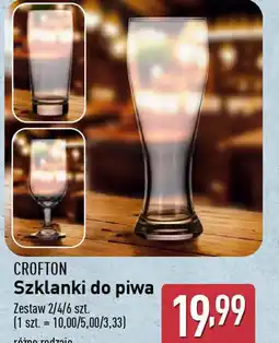ALDI CROFTON Szklanki do piwa oferta