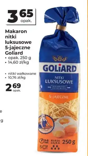 Odido Makaron nitki luksusowe 5-jajeczne Goliard oferta