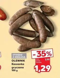 Kaufland Olewnik Legendarna kaszanka gryczana 400 g oferta