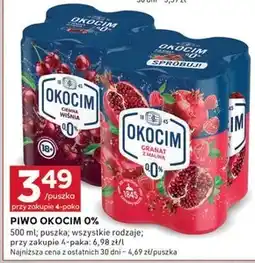Stokrotka Optima Okocim Mix piwa bezalkoholowego z lemoniadą granat z maliną 4 x 500 ml oferta