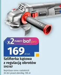 Bat Szlifierka kątowa Graphite oferta