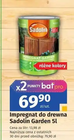 Bat Impregnat do drewna Sadolin oferta