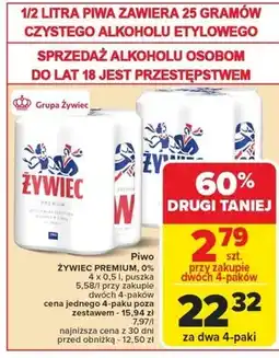 Carrefour Żywiec Piwo bezalkoholowe 4 x 500 ml oferta