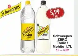 Społem Schweppes Zero Lemon Napój gazowany 1,7 l oferta