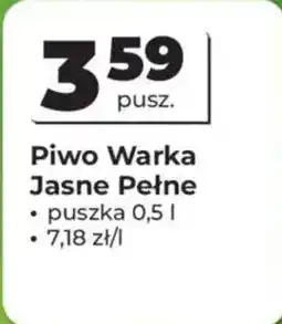 Odido Piwo Warka Jasne Pełne oferta
