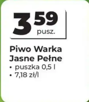 Odido Piwo Warka Jasne Pełne oferta