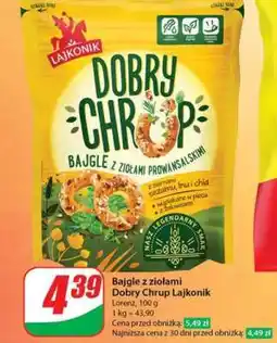 Dino Bajgle z ziołami Dobry Chrup Lajkonik oferta