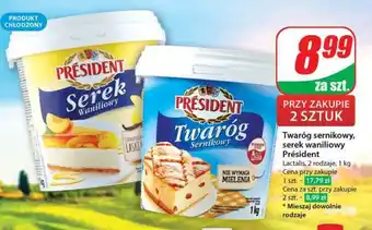 Dino Twaróg sernikowy, serek waniliowy Président oferta