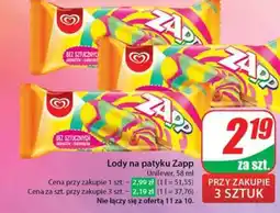 Dino Lody na patyku Zapp oferta