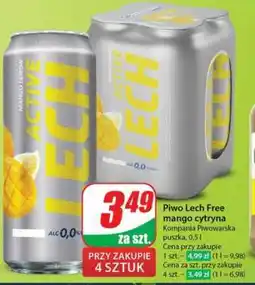Dino Piwo Lech Free mango cytryna oferta