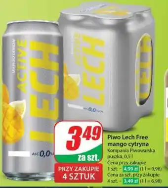 Dino Piwo Lech Free mango cytryna oferta