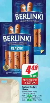 Dino Parówki BERLINKI CLASSIC oferta