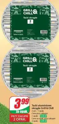 Dino Tacki aluminiowe okrągłe Grill & Chill oferta