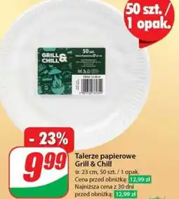 Dino Talerze papierowe Grill & Chill oferta