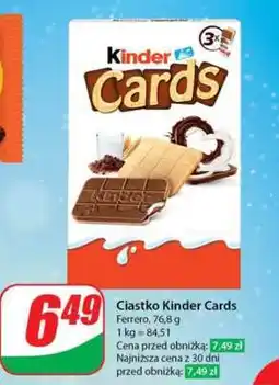 Dino Ciastko Kinder Cards oferta