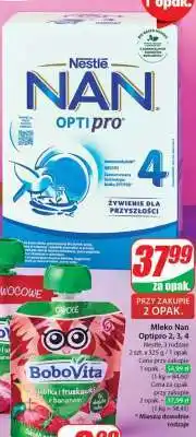 Dino Mleko Nan Optipro 2, 3, 4, Nestlé, 3 produkty z setu 2x 325 g / 1 opak oferta