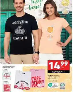 Biedronka T-shirt damski lub męski oferta