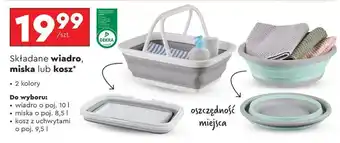 Biedronka Składane wiadro, miska lub kosz oferta