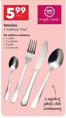 Biedronka Sztućce z kolekcji Vita oferta