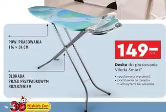 Biedronka Deska do prasowania VILEDA SMART oferta