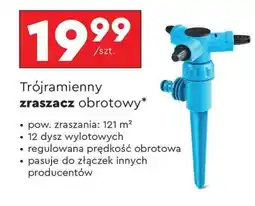 Biedronka Trójramienny zraszacz obrotowy oferta